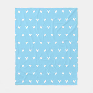 Manta Polar hearts blanket