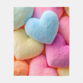 Manta Polar Hearts Fleece Blanket