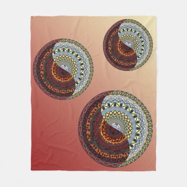 Manta Polar Heaven and Hell Fleece Blanket (Anverso)