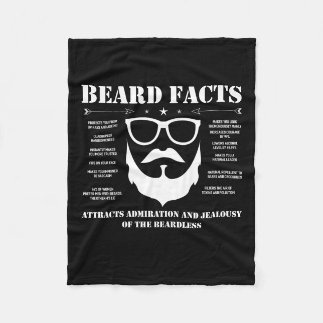 Manta Polar Hechos de barba (Anverso)