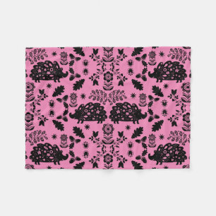 Manta Polar Hedgehog Folk Art