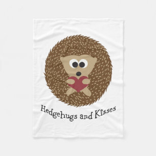 Manta Polar Hedgehugs y erizo de los besos