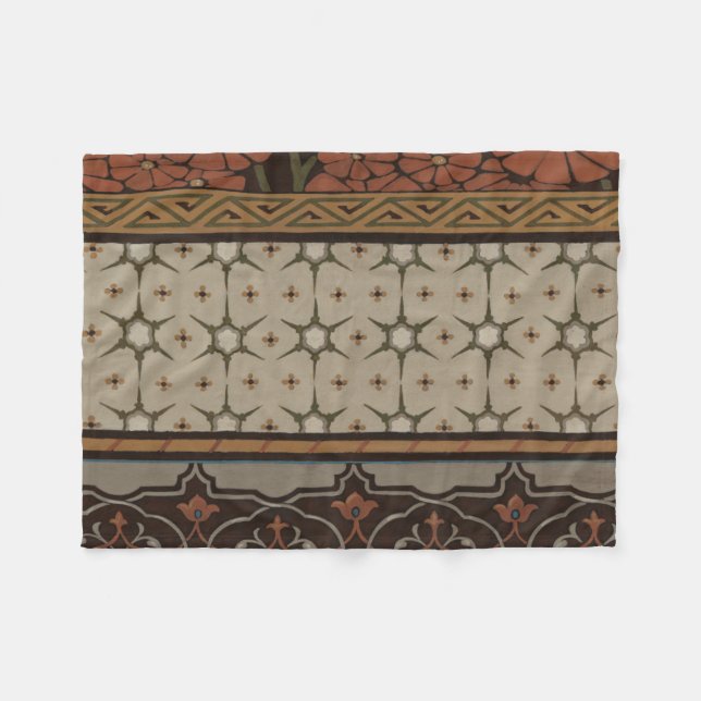 Manta Polar Heirloom Textil con patrones decorativos (Frente (Horizontal))