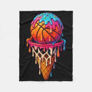 Manta Polar Helado de baloncesto para niños y niñas jóvenes Ba