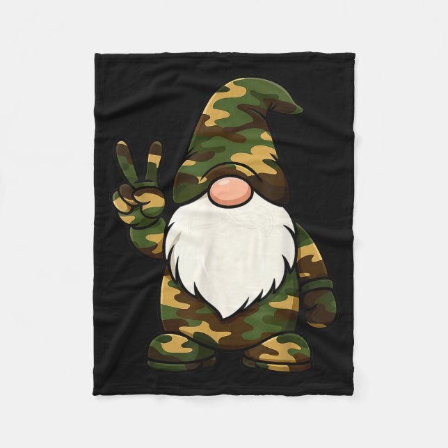 Manta Polar Hello Hunting Season Christmas Camouflage Camo Gno (Anverso)