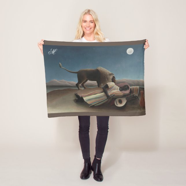 Manta Polar Henri Rousseau El gitano durmiente con nombre artí (In situ)