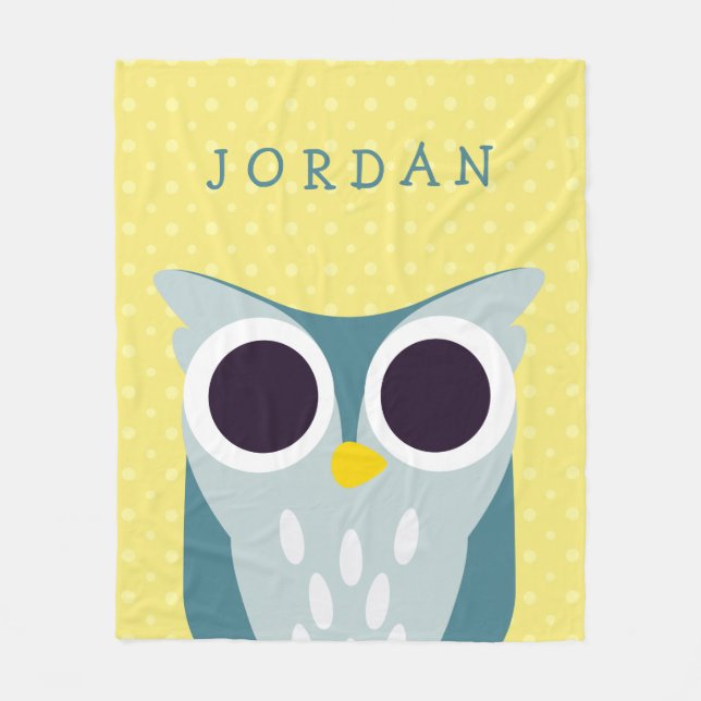 Manta Polar Henry el búho (Anverso)