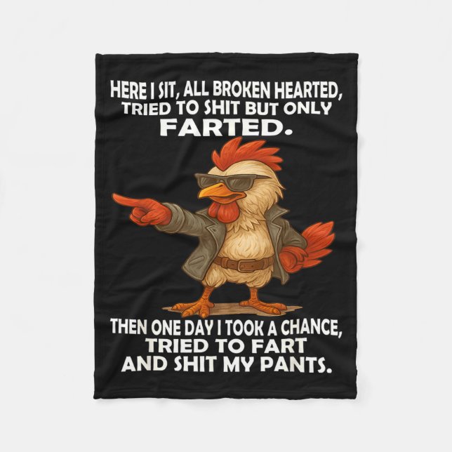 Manta Polar Here I Sit Broken Hearted Tried To But Only Farted (Anverso)