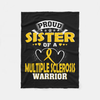 Manta Polar Hermana De Un Guerrero De La Esclerosis Múltiple