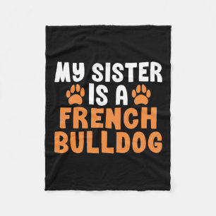 Manta Polar Hermana Es Una Hermana Bulldog Francesa