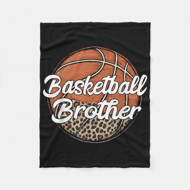 Manta Polar Hermano de baloncesto Leopard (Anverso)