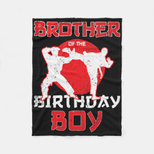Manta Polar Hermano Del Cumpleaños Karate Taekwondo Boy Marti