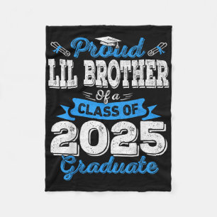 Manta Polar Hermano Lil 2025 Graduación Orgulloso Hermano Lil 