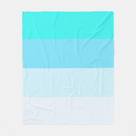 Manta Polar Hermosa Fleece De Banda Mixta - 3 Tamaños Disponib