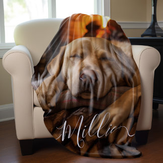 Manta Polar Hermosa foto de Personalizado de texto manuscrito
