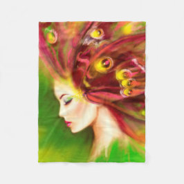 Manta Polar Hermosa mariposa de verano de primavera