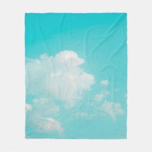 Manta Polar Hermoso cielo azul y nubes con luz natural