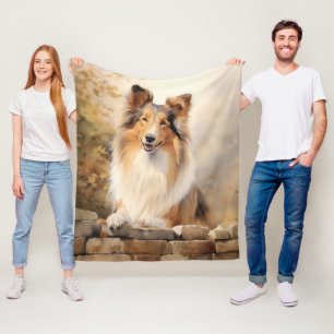 Manta Polar Hermoso Collie