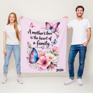 Manta Polar Hermoso Día de la Madre Amor de Madre