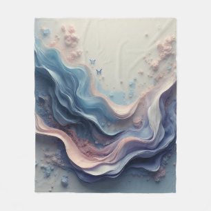 Manta Polar Hermoso fondo pastel: diseño soñador suave