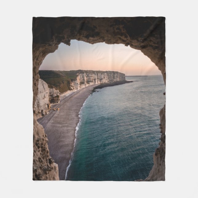 Manta Polar Hermoso paisaje marino (Anverso)