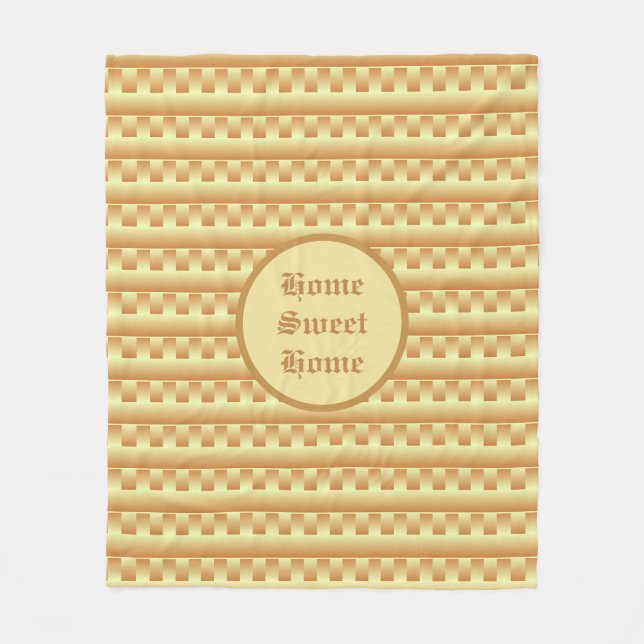 Manta Polar Hermoso patrón geométrico (Anverso)