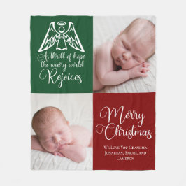 Manta Polar Hermosos Navidades Personalizados Foto Familia Ver