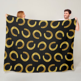 Manta Polar Herradura de oro