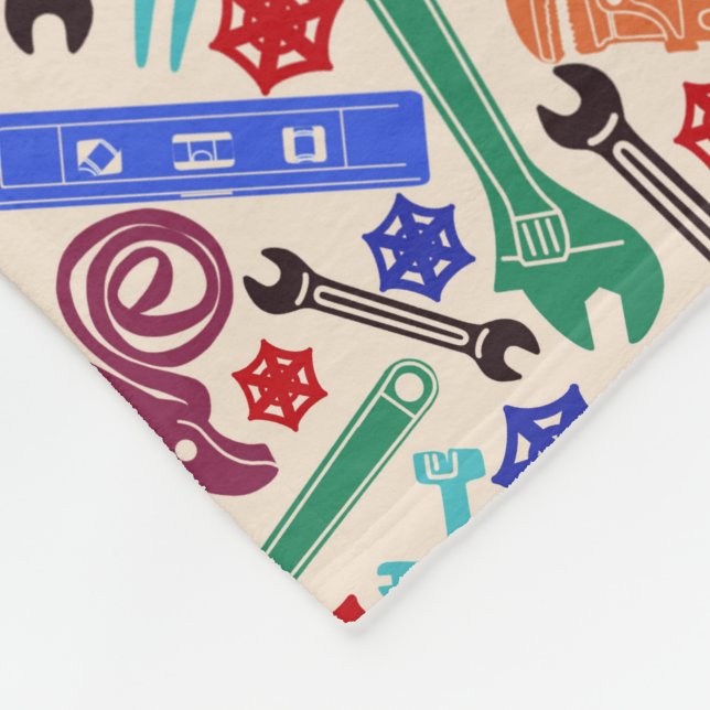 Manta Polar Herramientas de fontanería, tuberías, instrumentos (Esquina)