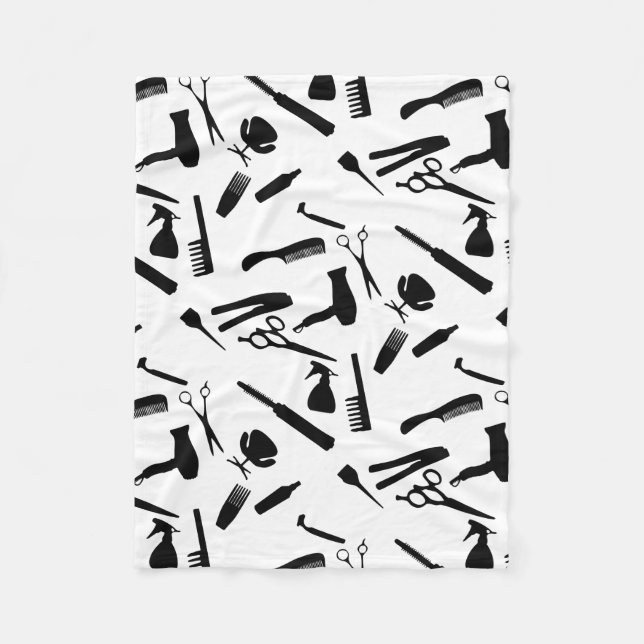 Manta Polar Herramientas del salón de pelo (Anverso)