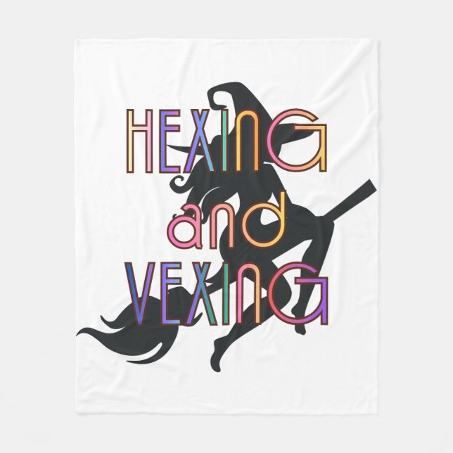 Manta Polar HEXING AND VEXING Witchcore Design (Anverso)