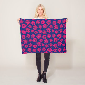 Manta Polar hibiscos tropicales para un poco de paraíso en cas