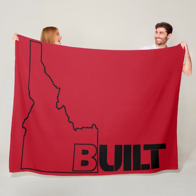 Manta Polar Híbrido Idaho Construido Fleece Blanket (In situ)