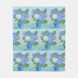 Manta Polar Hidrangeas en una vesícula