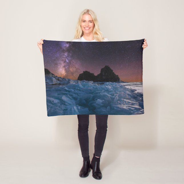 Manta Polar Hielo y nieve | Lago Baikal, Siberia, Rusia (In situ)