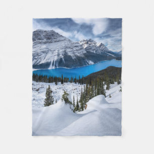 Manta Polar Hielo y nieve   Lago Peyto, Rockies Canadienses