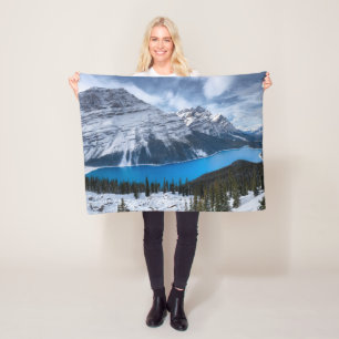Manta Polar Hielo y nieve   Lago Peyto, Rockies Canadienses