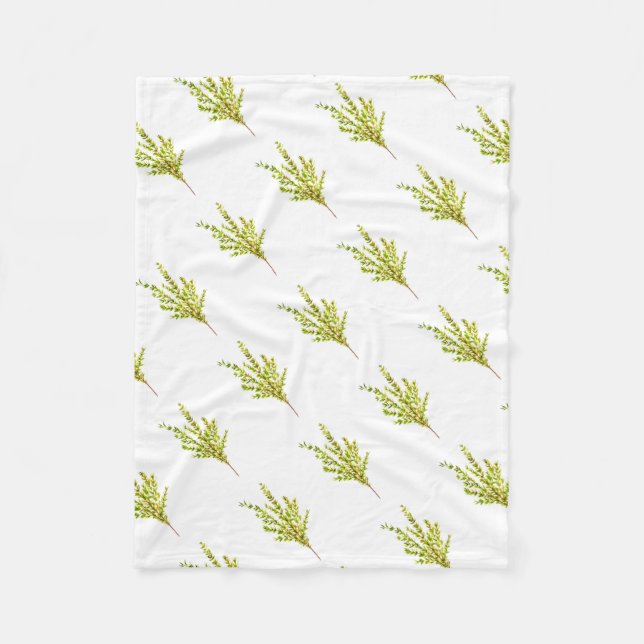 Manta Polar Hierbas aromáticas (Anverso)