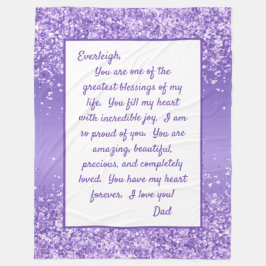 Manta Polar Hija orgullosa de ti