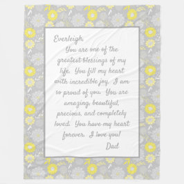 Manta Polar Hija orgullosa de ti