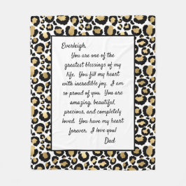 Manta Polar Hija orgullosa de ti