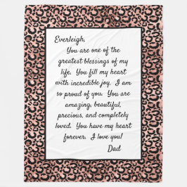 Manta Polar Hija orgullosa de ti