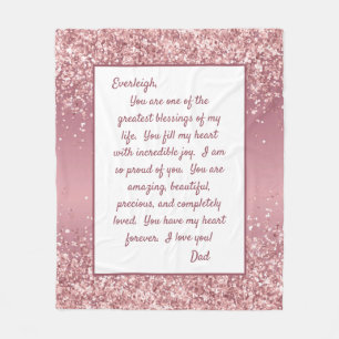 Manta Polar Hija orgullosa de ti