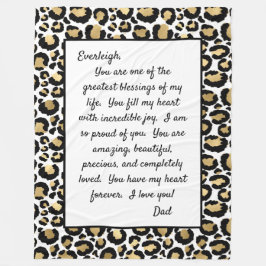 Manta Polar Hija orgullosa de ti