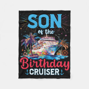 Manta Polar Hijo Del Cruceros De Cumpleaños Crucero Gracioso C