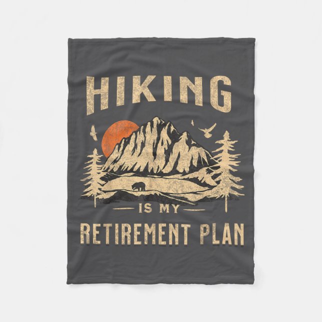 Manta Polar Hiking Is My Retirement Plan Funny Hiking  (Anverso)