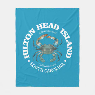 Manta Polar Hilton Head (cangrejo azul)