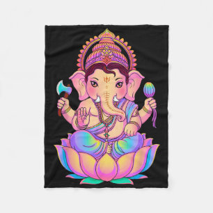 Manta Polar Hindu Ganesha Puja Dios Elefante India Meditación
