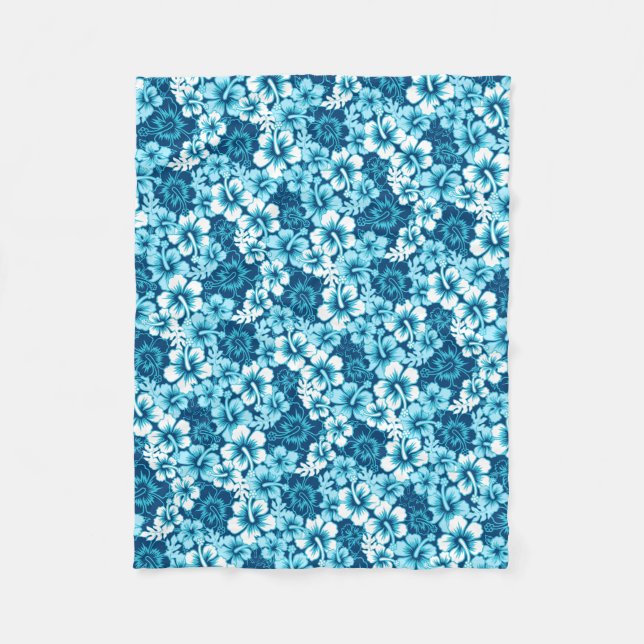 Manta Polar Hipódromo floral (Anverso)