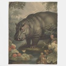 Hipopótamo Botánico Vintage